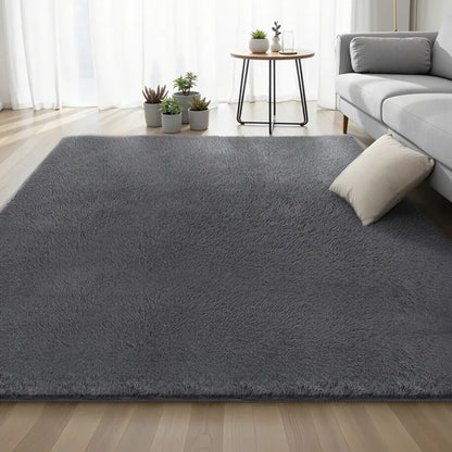 Artiss Floor Rug 200x290cm Plush Area Shaggy Rug Living Room Bedroom Carpet Grey - Image 7