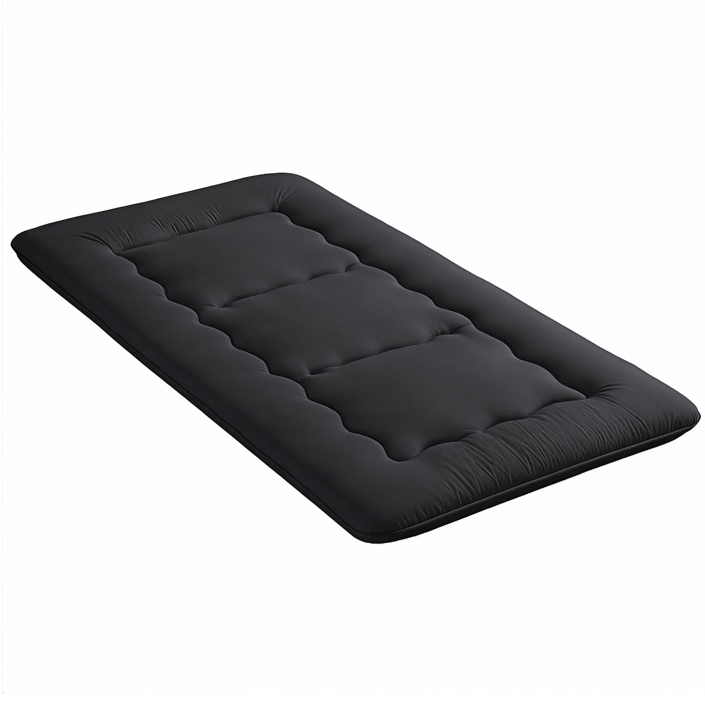 Giselle Bedding 10cm Japanese Floor Mattress Foldable Futon Mattress Washable Cover Straps - Image 2