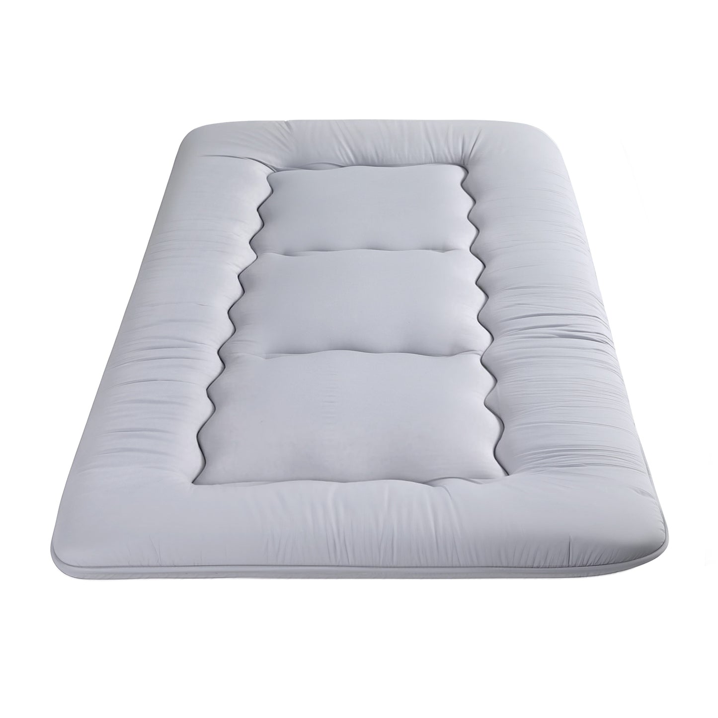 Giselle Bedding 10cm Japanese Floor Mattress Foldable Futon Mattress Washable Cover Straps - Image 4