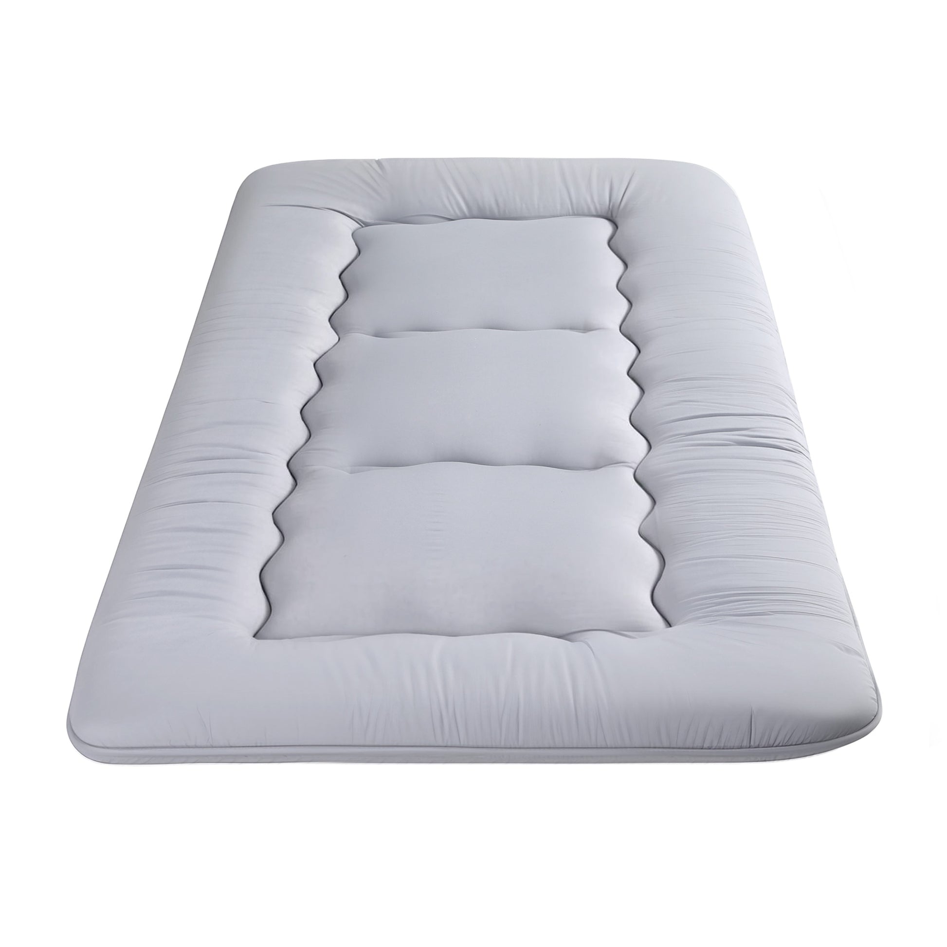 Giselle Bedding 10cm Japanese Floor Mattress Foldable Futon Mattress Washable Cover Straps - Image 4