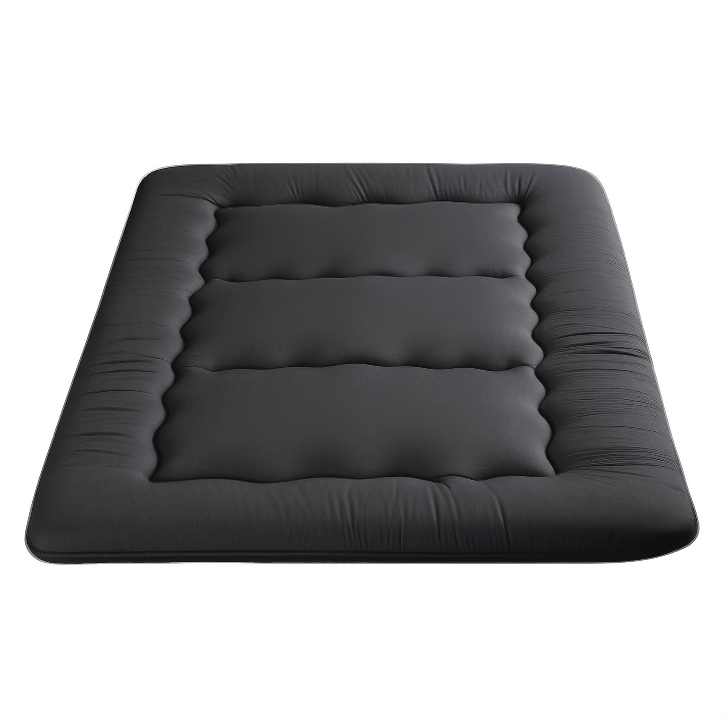 Giselle Bedding 10cm Japanese Floor Mattress Foldable Futon Mattress Washable Cover Straps - Image 4