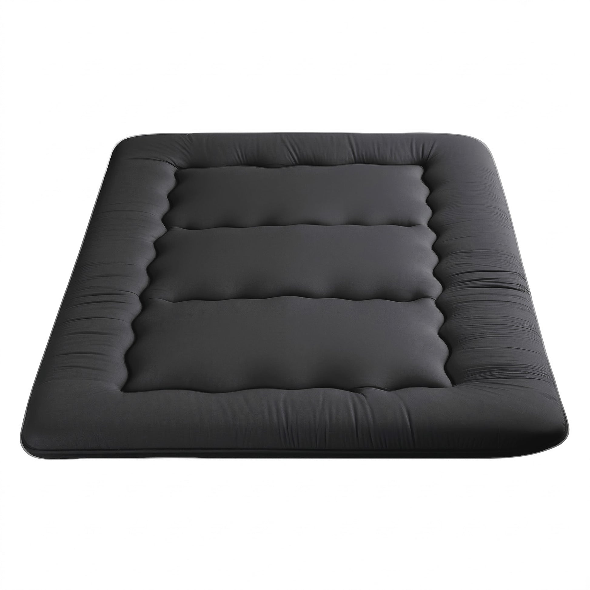 Giselle Bedding 10cm Japanese Floor Mattress Foldable Futon Mattress Washable Cover Straps - Image 4
