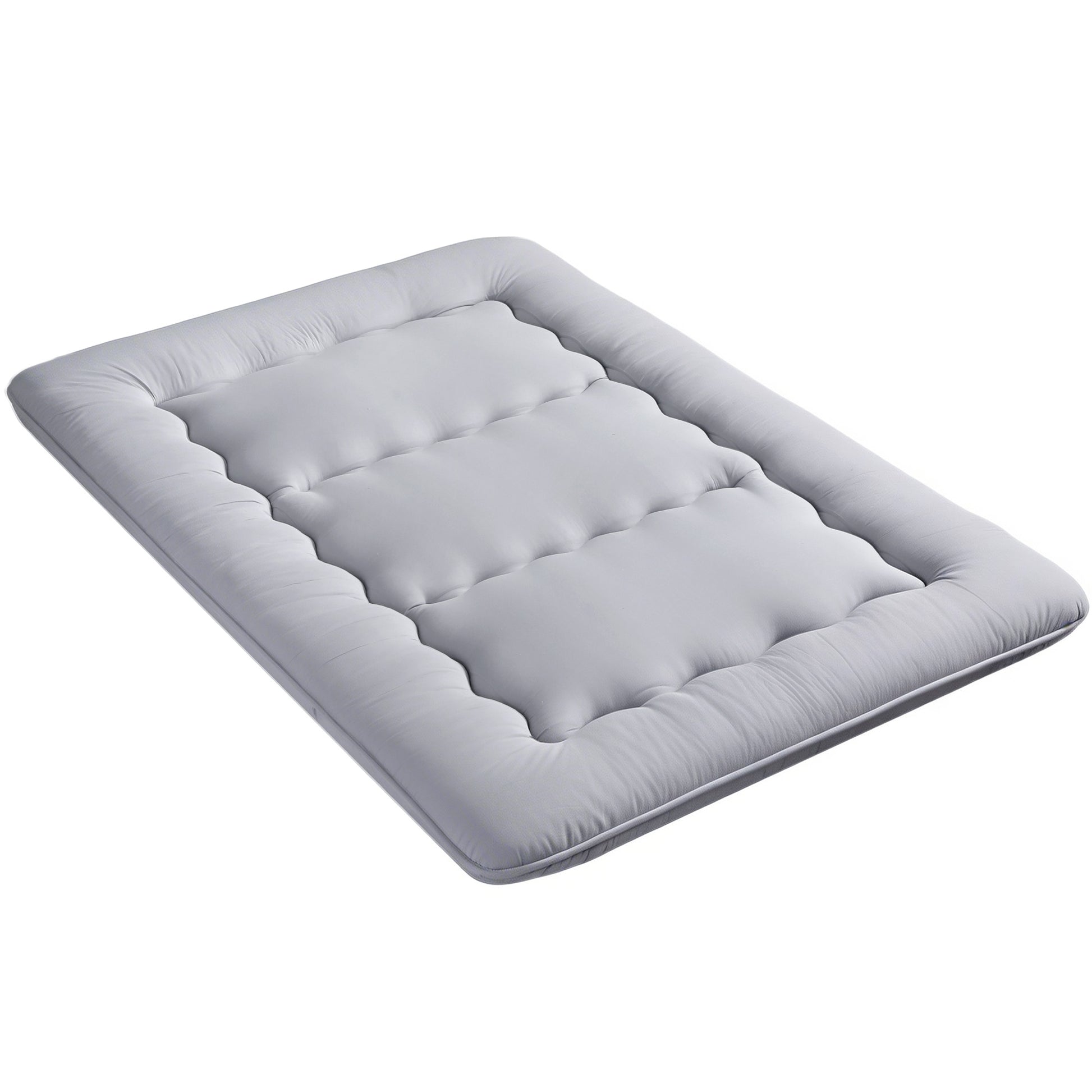 Giselle Bedding 10cm Japanese Floor Mattress Foldable Futon Mattress Washable Cover Straps - Image 2
