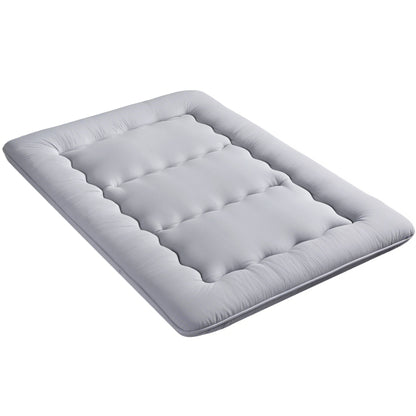 Giselle Bedding 10cm Japanese Floor Mattress Foldable Futon Mattress Washable Cover Straps - Image 2