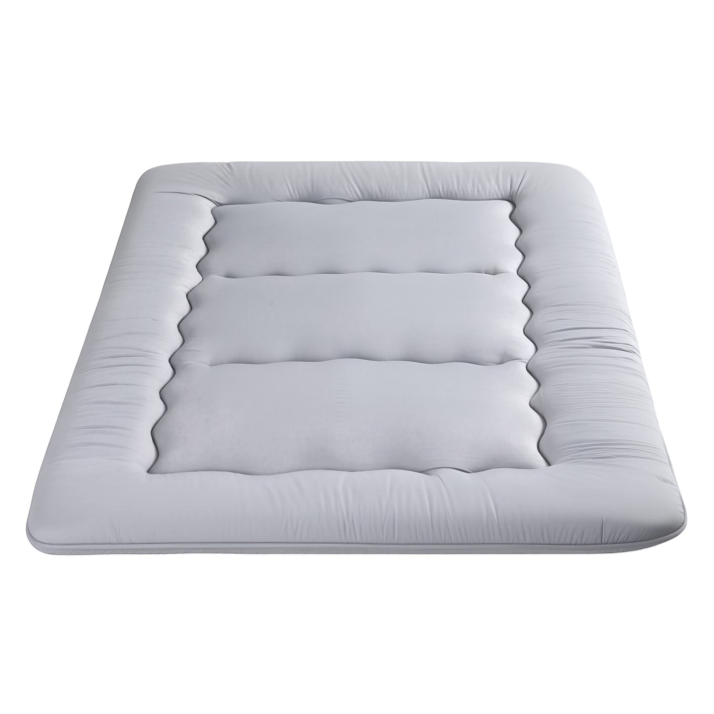 Giselle Bedding 10cm Japanese Floor Mattress Foldable Futon Mattress Washable Cover Straps - Image 4