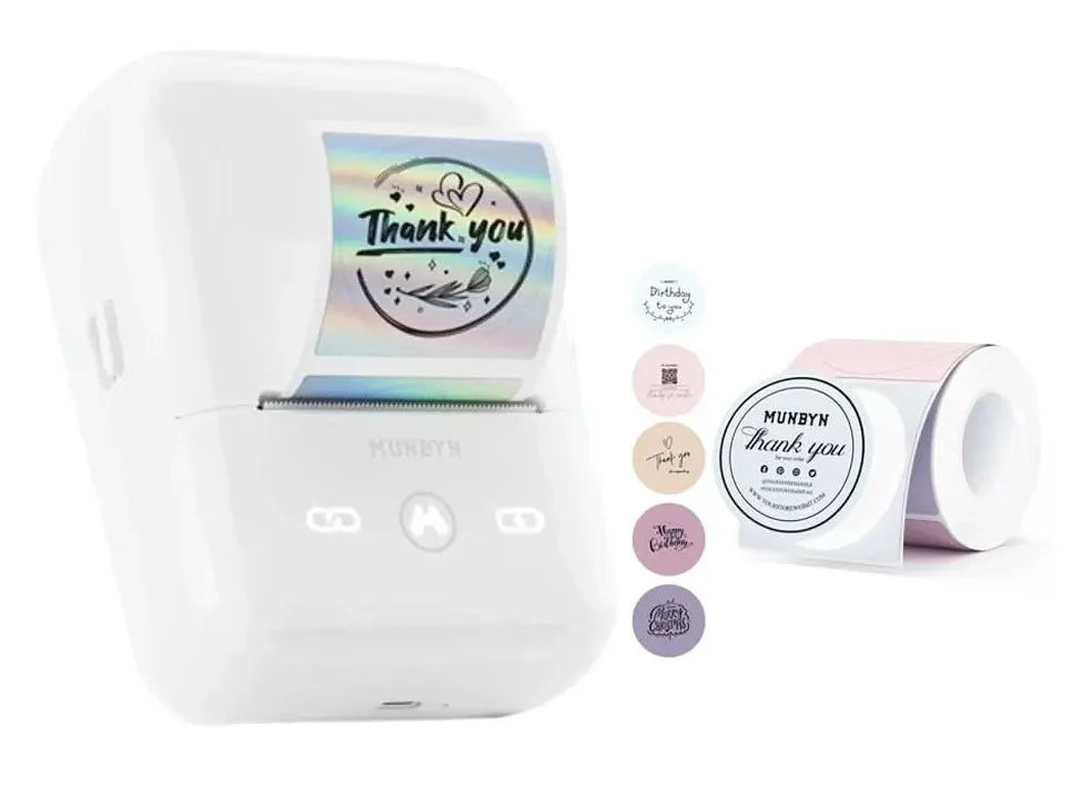 MUNBYN FM226 2" DT BT 203 DPI LABEL PTR - Mobile Printers