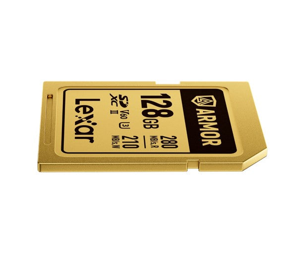 Lexar Professional ARMOR GOLD 128GB SDXC™ UHS-II Card up to 280MB/s read, up to 210MB/s write, St... - Image 2