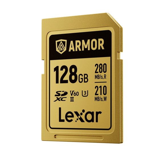 Lexar Professional ARMOR GOLD 128GB SDXC™ UHS-II Card up to 280MB/s read, up to 210MB/s write, St... - Image 4