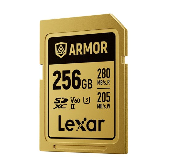 Lexar Professional ARMOR GOLD 256GB SDXC™ UHS-II Card  up to 280MB/s read, up to 205MB/s write, S... - Image 2