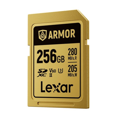 Lexar Professional ARMOR GOLD 256GB SDXC™ UHS-II Card  up to 280MB/s read, up to 205MB/s write, S... - Image 2