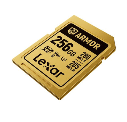Lexar Professional ARMOR GOLD 256GB SDXC™ UHS-II Card  up to 280MB/s read, up to 205MB/s write, S... - Image 3
