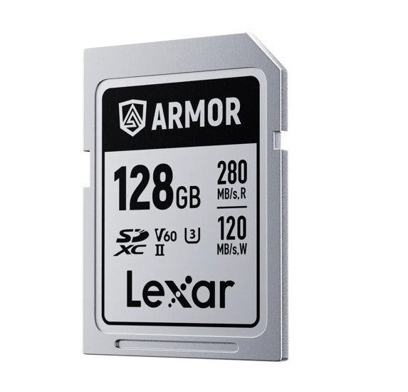Lexar Professional ARMOR SILVER PRO 128GB SDXC™ UHS-II Card up to 280MB/s read, up to 120MB/s wri... - Image 2