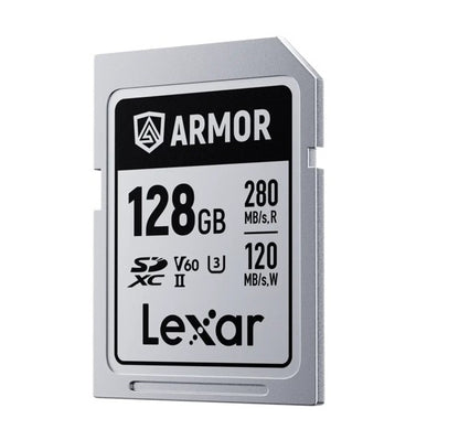Lexar Professional ARMOR SILVER PRO 128GB SDXC™ UHS-II Card up to 280MB/s read, up to 120MB/s wri... - Image 2