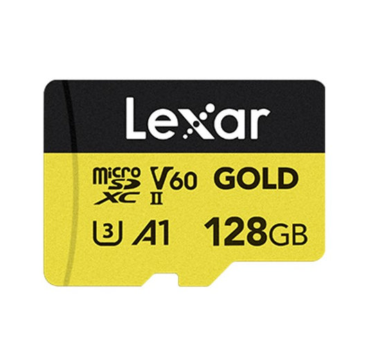 Lexar  GOLD micro SDXC UHS-II Card 128G up to 280MB/s read, up to 100MB/s write FULL-HD  4K Video...