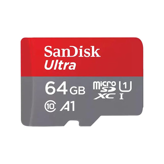 (LS) SanDisk Ultra 64GB microSD SDHC SDXC UHS-I Memory Card 140MB/s Class 10 Speed No adapter (EO...
