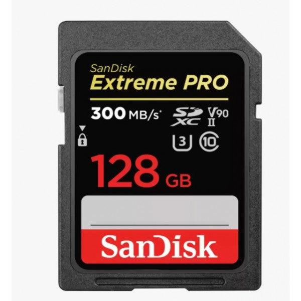 SanDisk SDSDXDK-128G-GN4IN 128GB Extreme PRO SDXC UHS-II Memory Card - Lifetime limited Warranty...