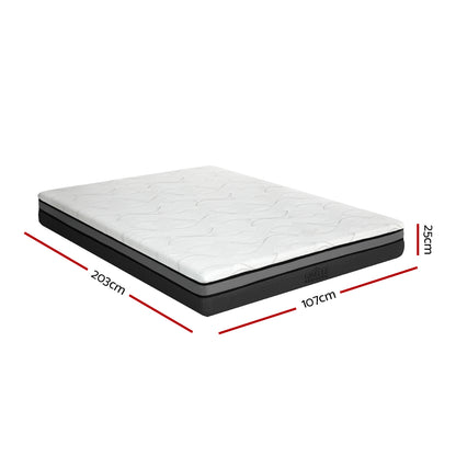 Giselle Bedding Memory Foam Mattress Bed Cool Gel Non Spring 25cm King Single - Image 2