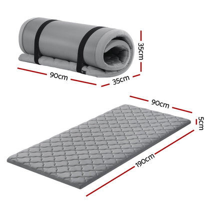 Giselle Bedding Single Foldable Mattress Camping Mat - Image 2