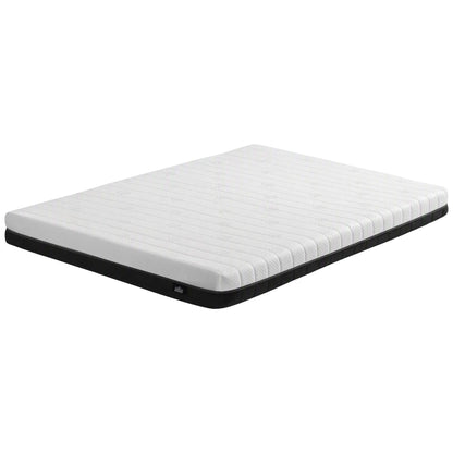 Giselle 18cm Double Memory Foam Mattress Dual Feel Reversible Charcoal Foam - Image 9