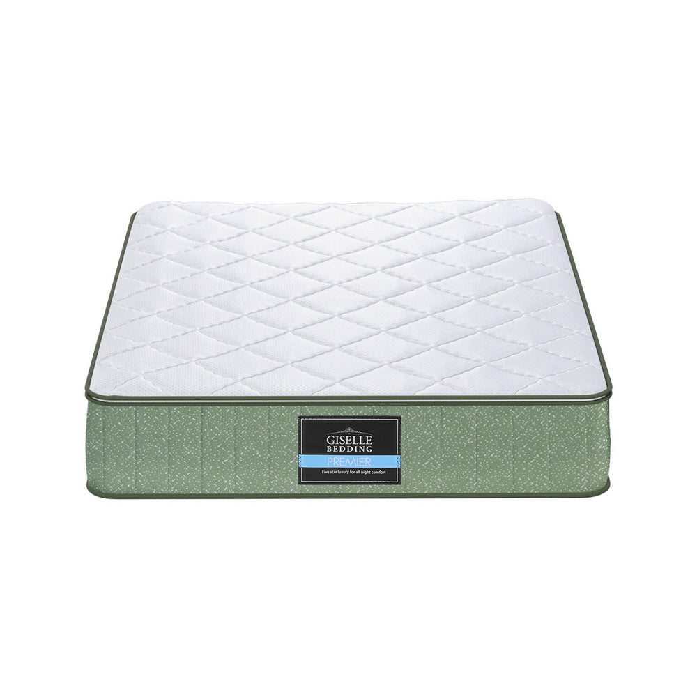 Giselle 25cm Memory Foam Mattress Dual Layer Zipper Cover Cool Charcoal Foam Mattresses King Single - Image 3