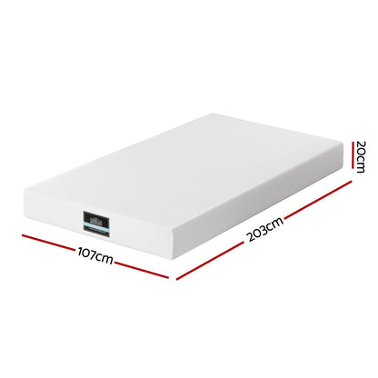 Giselle 20cm Memory Foam Mattress Green Tea King Single - Image 2