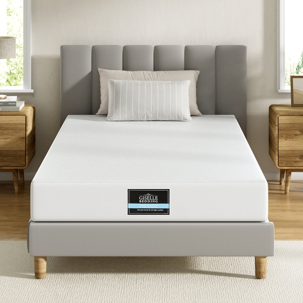 Giselle 20cm Memory Foam Mattress Green Tea Single - Image 7