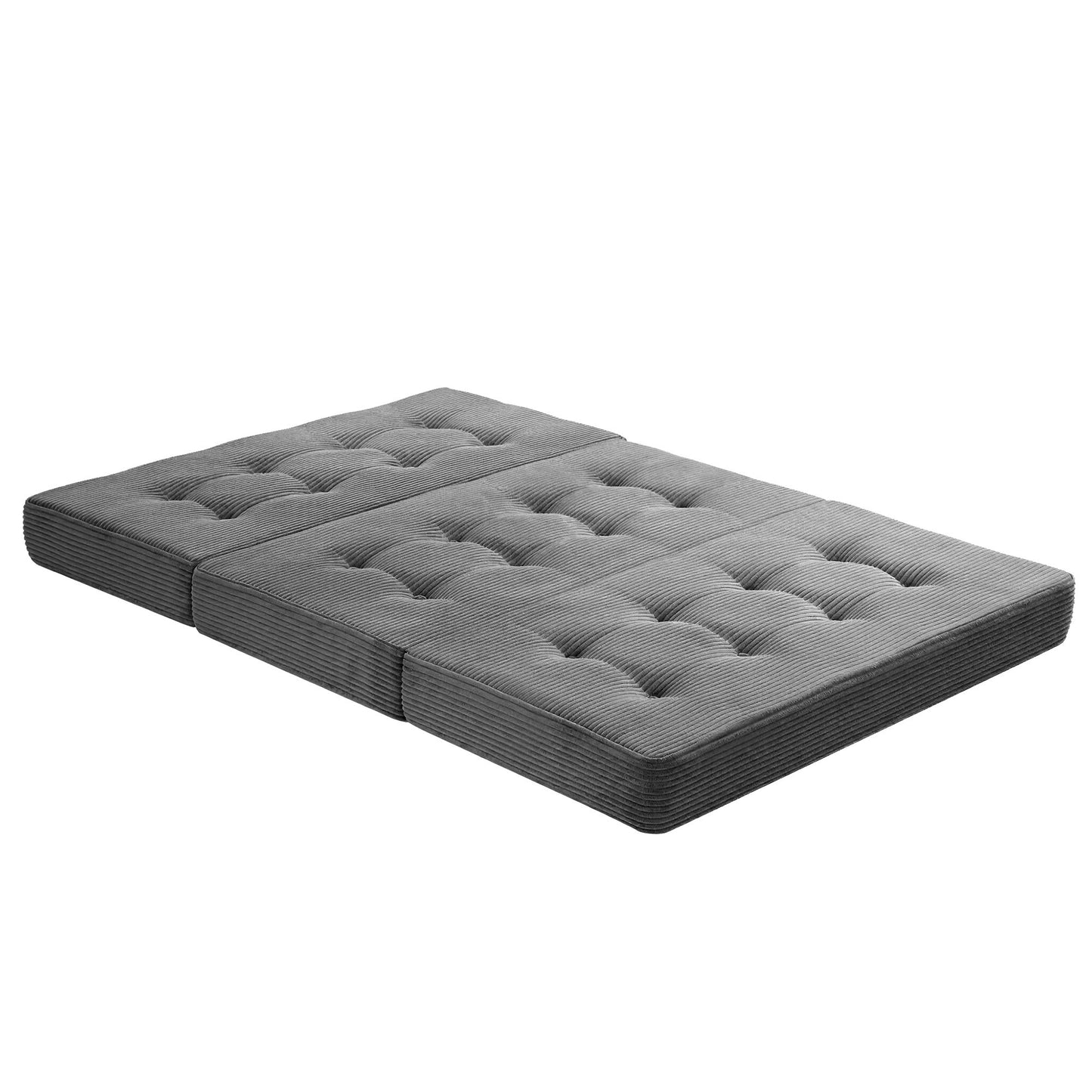 Giselle Double Folding Mattress 15cm Foldable Foam Portable Guest Sofa Bed Camping Mat - Image 4