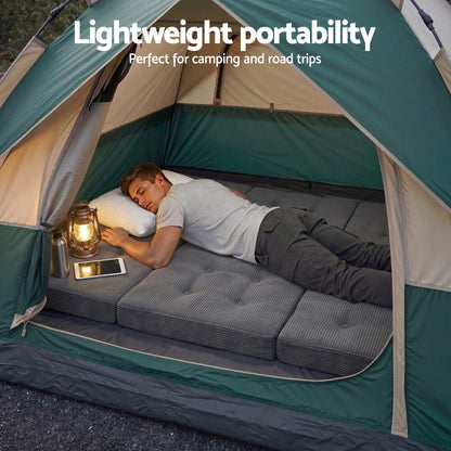Giselle Double Folding Mattress 15cm Foldable Foam Portable Guest Sofa Bed Camping Mat - Image 9