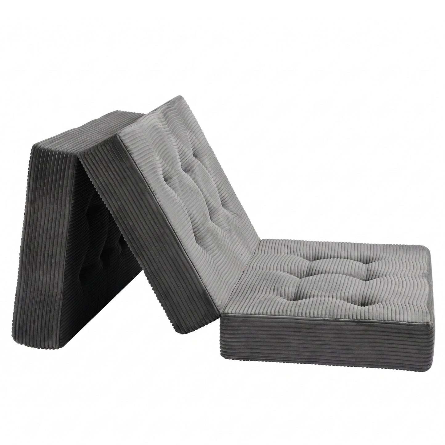Giselle Single Folding Mattress 15cm Foldable Foam Portable Guest Sofa Bed Camping Mat - Image 2