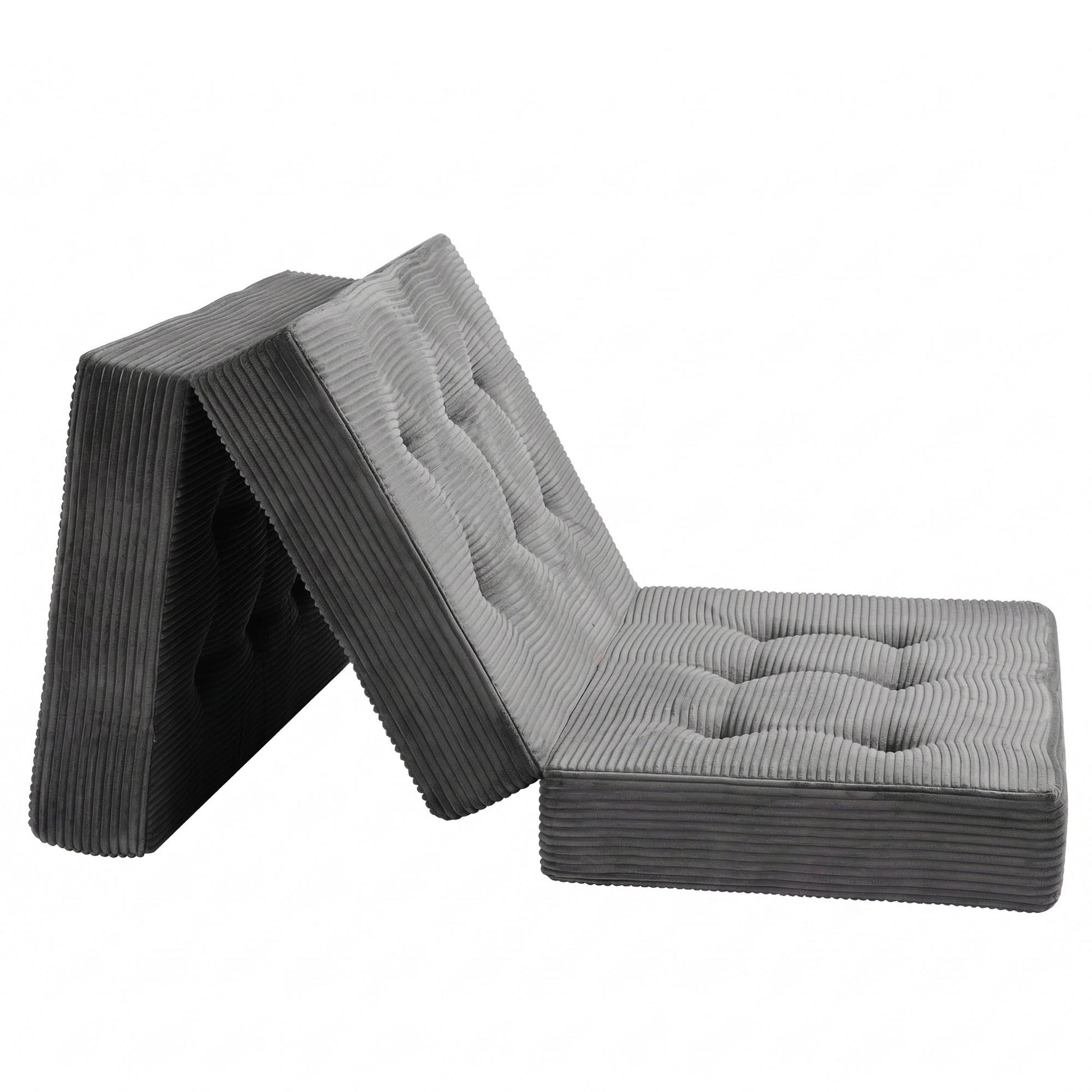 Giselle Single Folding Mattress 15cm Foldable Foam Portable Guest Sofa Bed Camping Mat - Image 2
