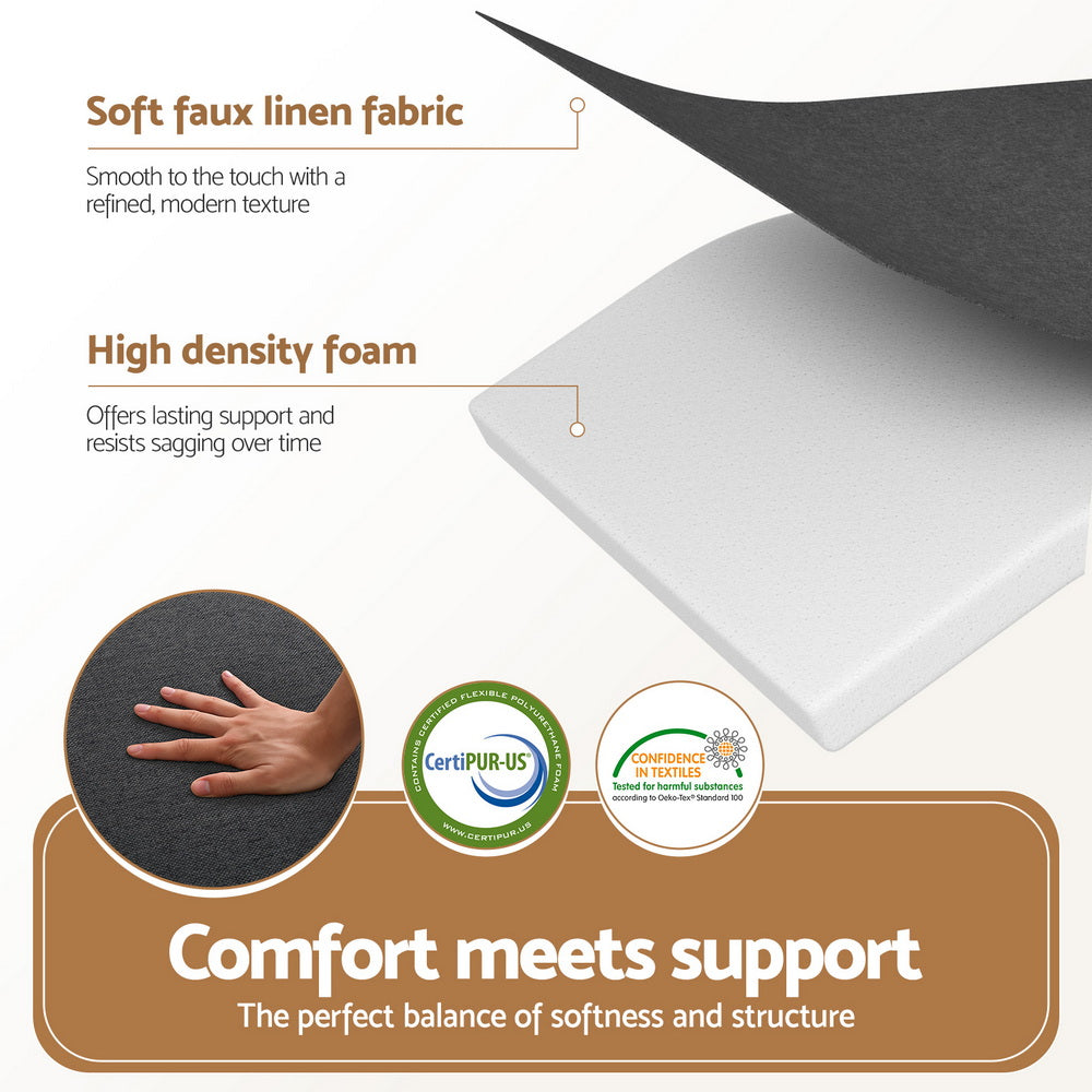 Giselle Bedding Foldable Mattress Folding Foam Mattresses Portable Mat Queen - Image 6