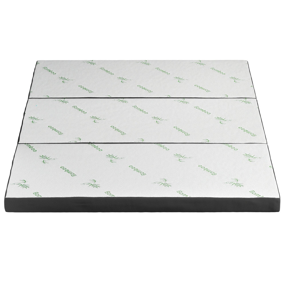 Giselle Foldable Mattress Folding Foam Mattresses Bamboo Queen - Image 3