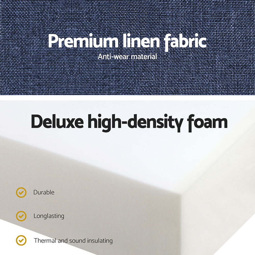 Giselle Bedding Foldable Mattress Folding Foam Single Blue - Image 6