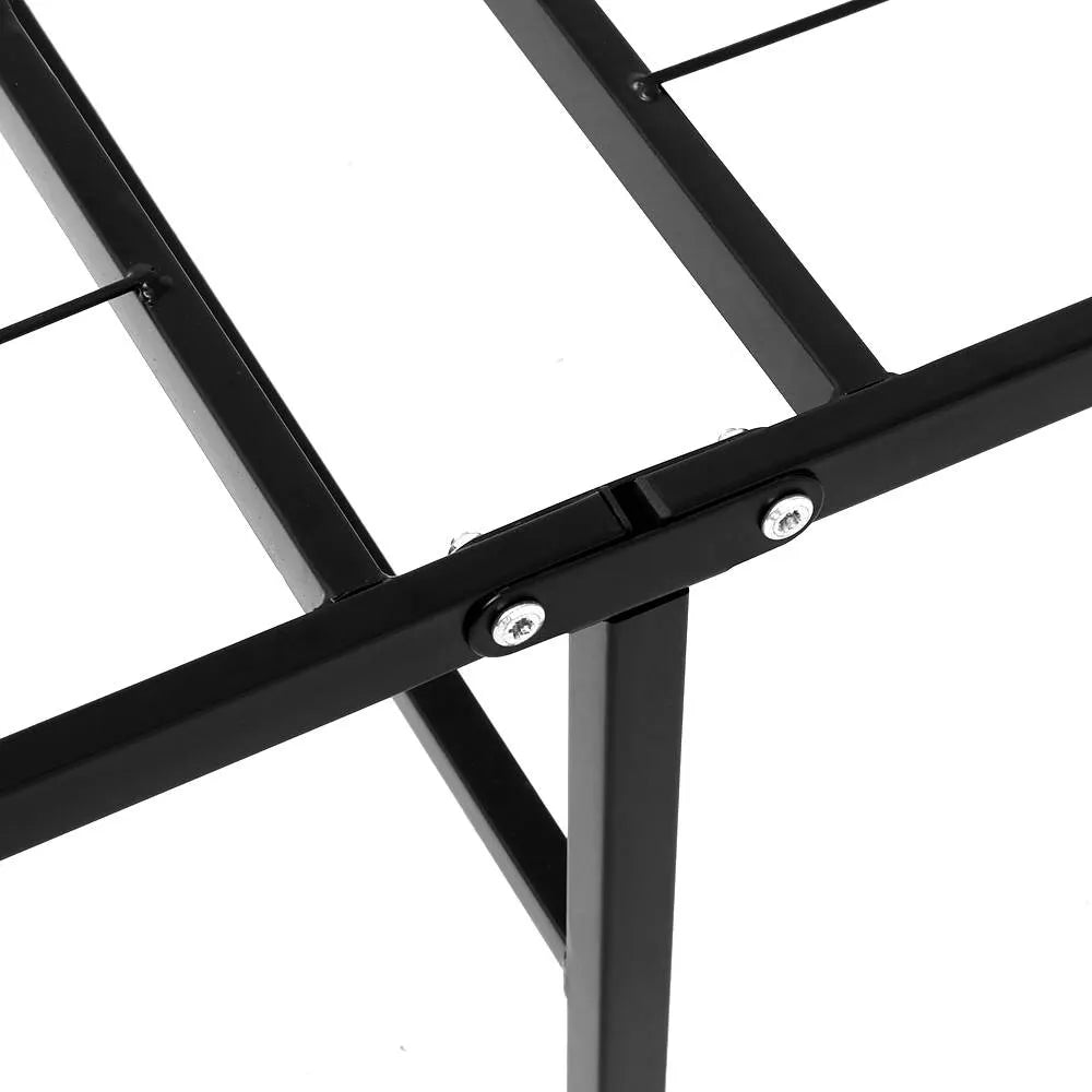 Artiss Folding Bed Frame Metal Base - Double - Image 4