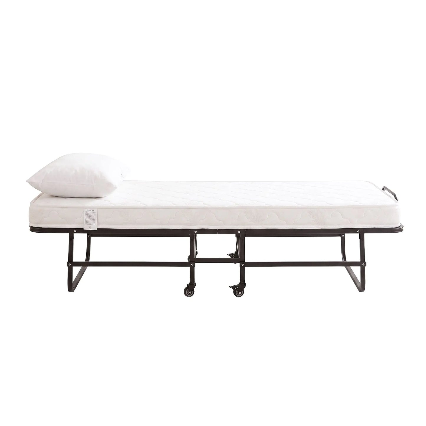 ARTISS Folding Bed with Mattress, Portable Rollaway 150kg Capacity 190CM - Image 4