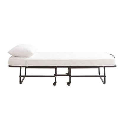 ARTISS Folding Bed with Mattress, Portable Rollaway 150kg Capacity 190CM - Image 4