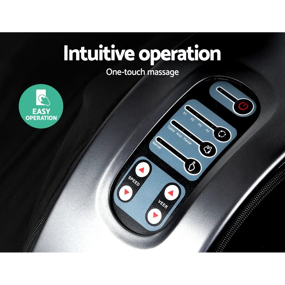 Livemor Foot Massager Shiatsu Massagers Electric Roller Kneading Leg Grey - Image 5