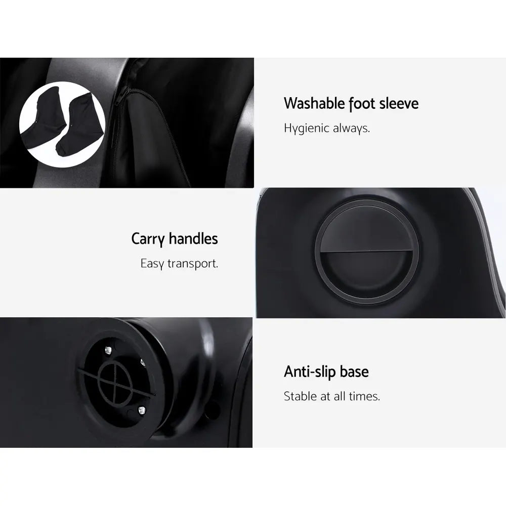 Livemor Foot Massager Shiatsu Massagers Electric Roller Calf Leg Kneading Black - Image 7
