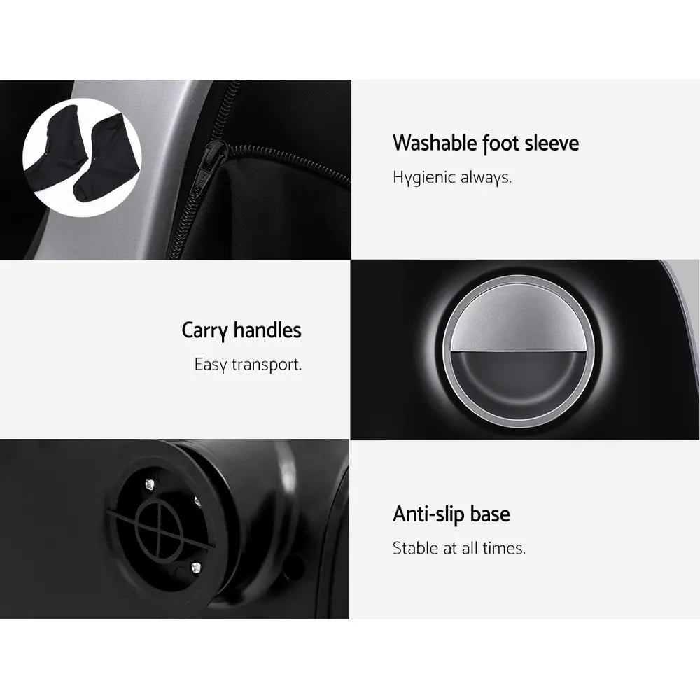 Livemor Foot Massager Shiatsu Massagers Electric Roller Calf Leg Kneading Silver - Image 7