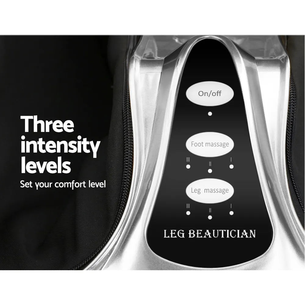 Livemor Foot Massager Massagers Shiatsu Electric Roller Ankle Calf Leg Kneading Silver - Image 4