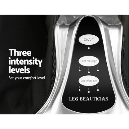 Livemor Foot Massager Massagers Shiatsu Electric Roller Ankle Calf Leg Kneading Silver - Image 4