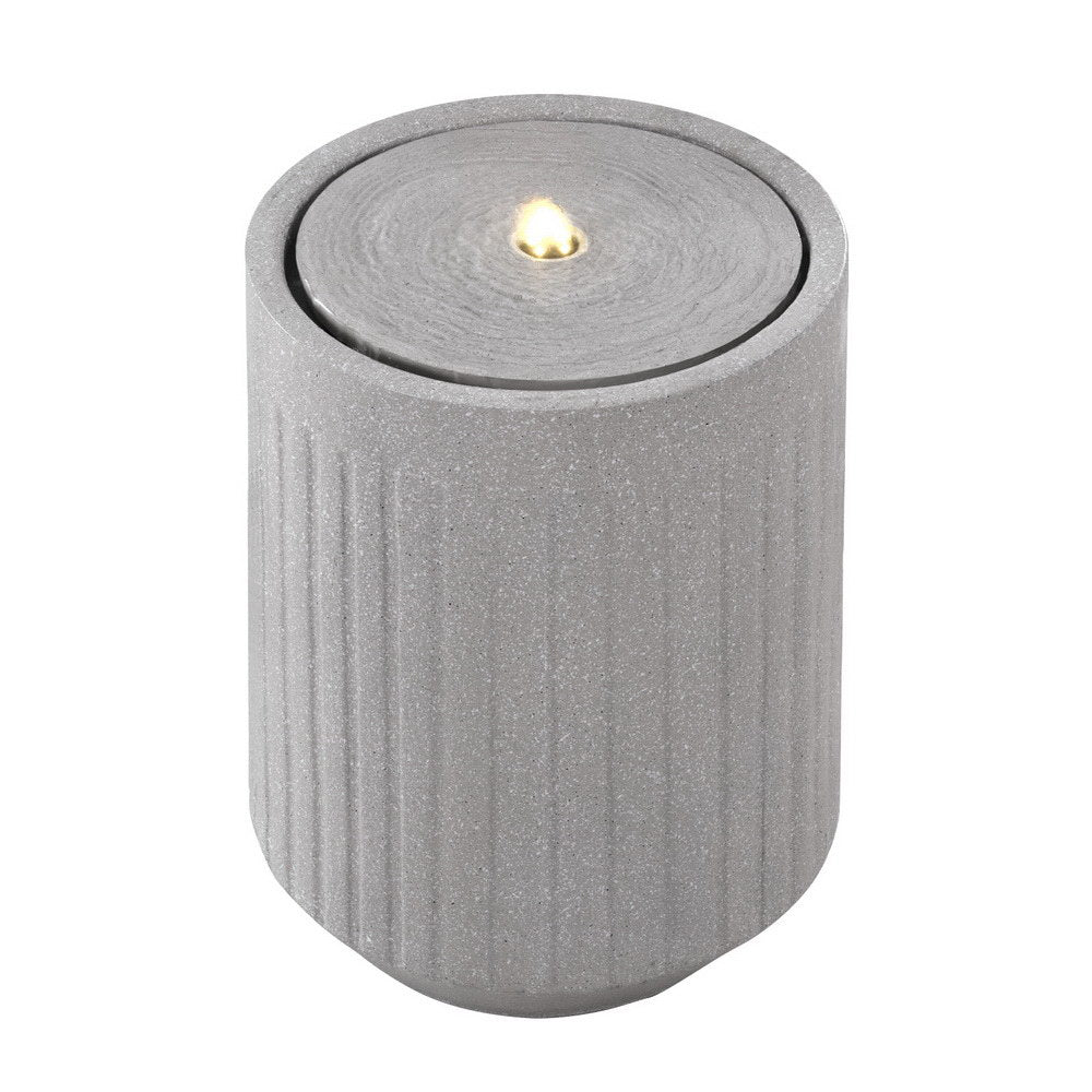 Gardeon Solar Fountain Water Feature Outdoor Fountain LED Lights Beige - Image 3