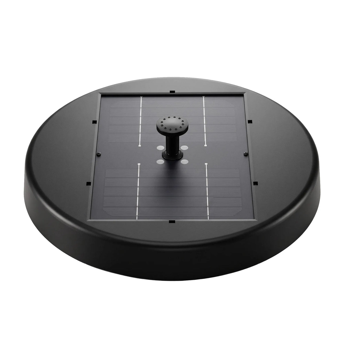 Gardeon Solar Fountain Pumps Bird Bath Battery Backup LED Remote Black 27cm - Image 3