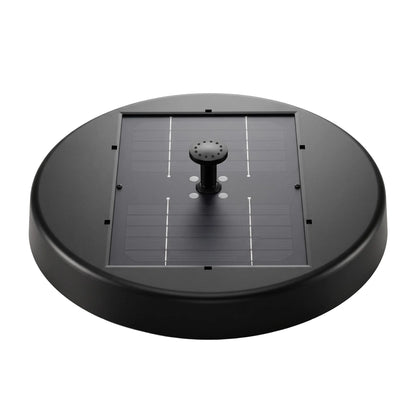 Gardeon Solar Fountain Pumps Bird Bath Battery Backup LED Remote Black 27cm - Image 3