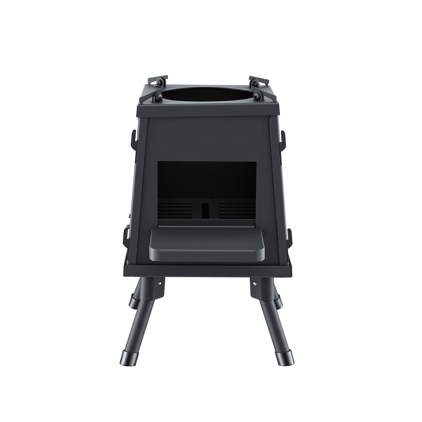 Grillz Fire Pit BBQ Portable Outdoor Fireplace Metal Camping Stove for Boiling Water, BBQ, Picnics - Image 3