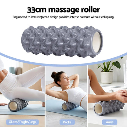 Everfit Foam Roller Set 3-in-1 with Targeted Recovery Muscle Roller Stick & Deep Tissue Massage Ball, Heavy Duty 150KG Support Gym Roller for Back Pain Relief, Myofascial Release, Home Gym Exercise - Image 4