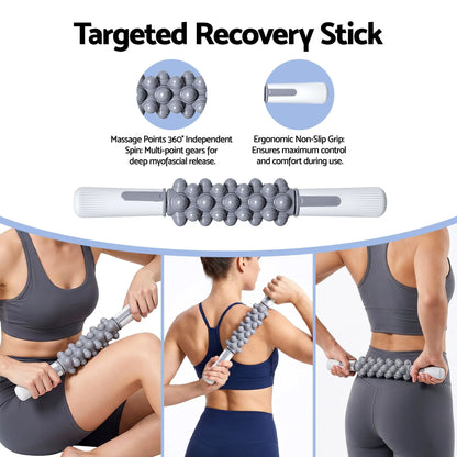 Everfit Foam Roller Set 3-in-1 with Targeted Recovery Muscle Roller Stick & Deep Tissue Massage Ball, Heavy Duty 150KG Support Gym Roller for Back Pain Relief, Myofascial Release, Home Gym Exercise - Image 5