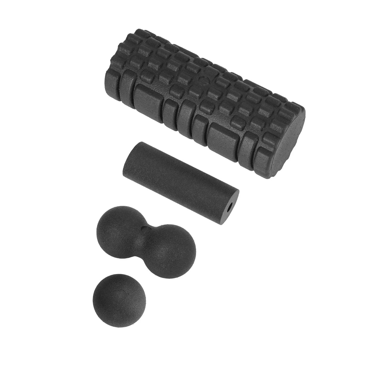 Everfit Foam Roller Set 4 in 1 Grid High Density Massager for Deep Tissue Trigger Point Myofascial Release Back Pain Muscle Recovery Gym Home Fitness Equipment with Storage Bag Supports 150kg - Image 3