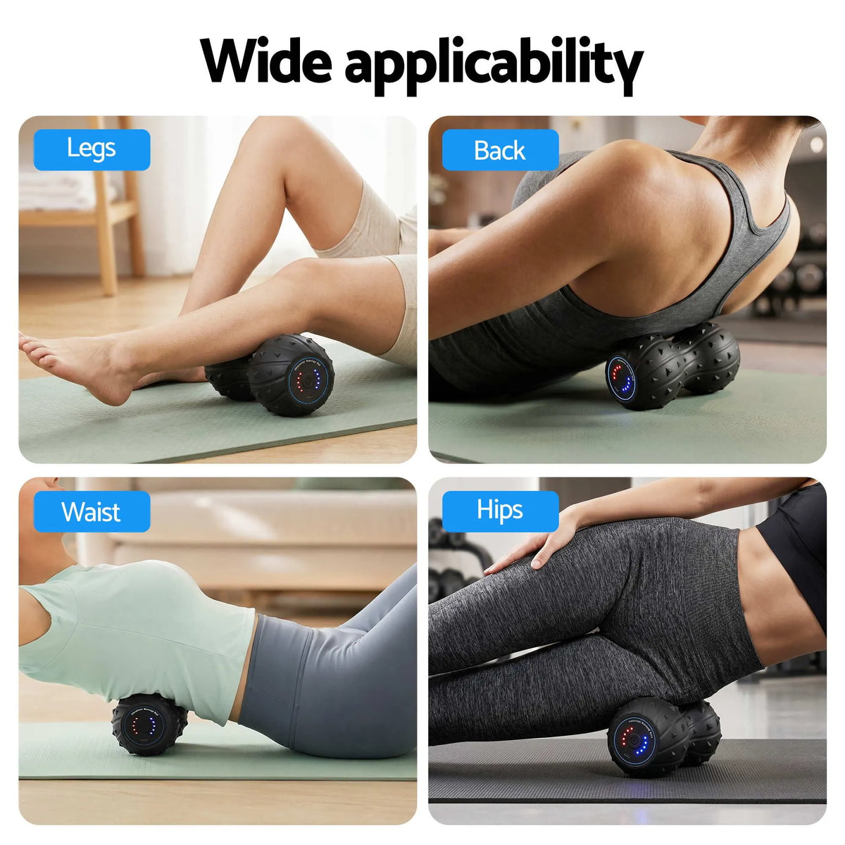 Everfit Electric Vibrating Peanut Massage Ball 5 Adjustable Levels High Power 3000RPM Motor 4D Floating Point Deep Tissue Trigger Point Muscle Relaxation Yoga Home Gym Type-C Rechargeable Support 80kg - Image 7