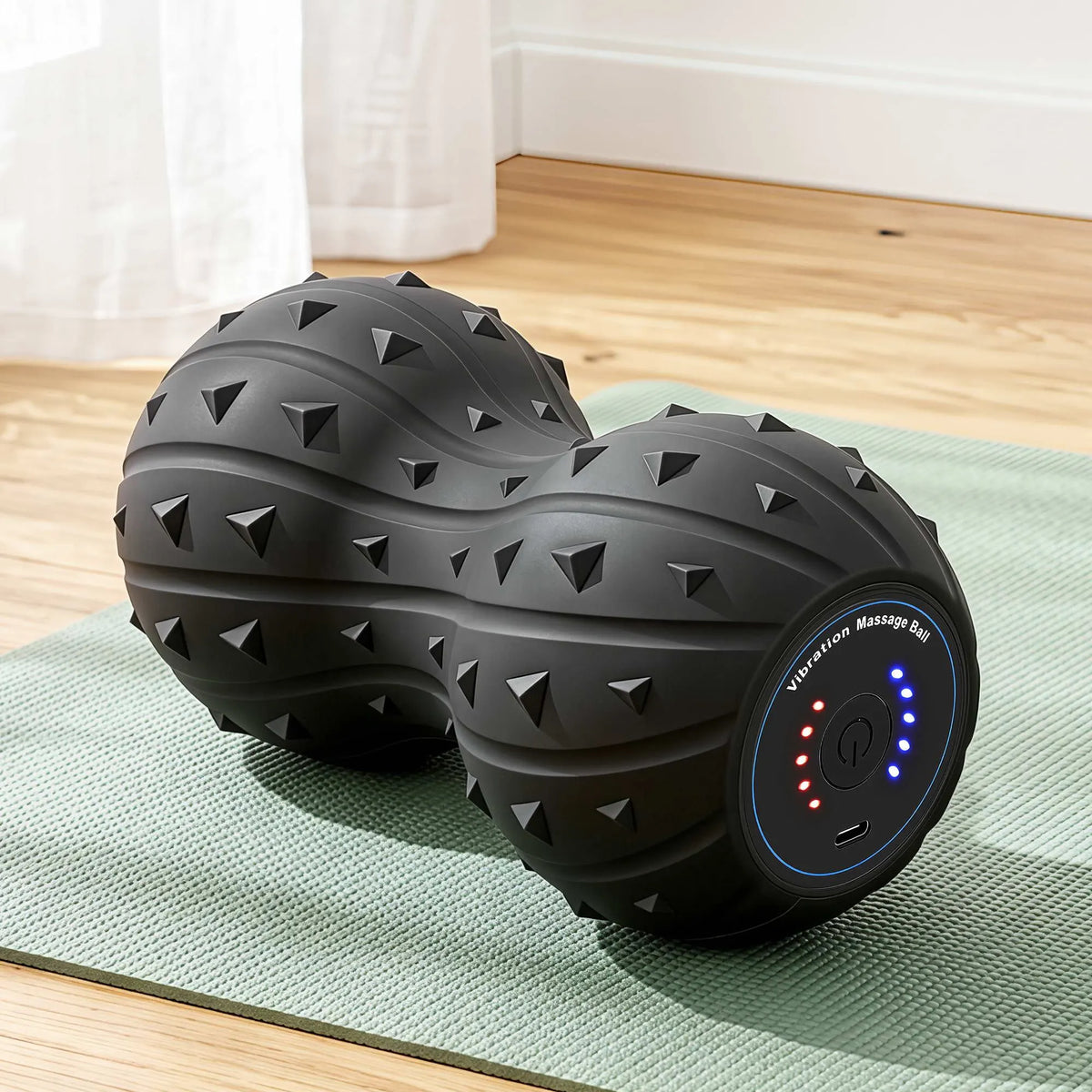 Everfit Electric Vibrating Peanut Massage Ball 5 Adjustable Levels High Power 3000RPM Motor 4D Floating Point Deep Tissue Trigger Point Muscle Relaxation Yoga Home Gym Type-C Rechargeable Support 80kg - Image 9